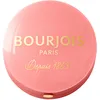 Image de BOURJOIS - Boîte Ronde Blush 16 Rose Coup de Foudre - Piceau & Miroir Intégré - Technologie Fard Cuit - Texture Fine & Légère - Facile À Estomper - Parfum Gourmand