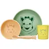 Image de Set repas silicone Sophie la girafe Pastel