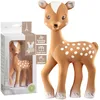 Image de Sophie la Girafe - Fanfan le Faon - Jouet d'Eveil Bébé / coffret cadeau - Jouet 100% caoutchouc naturel - Idéal pour Relaxer les Gensives - dès la naissance