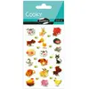 Image de MY MANDARINE 560426C - GOMMETTES 3D Cooky - 8 planches 12x8 cm - 193 stickers - ANIMAUX