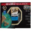 Image de Sheba Classics in Pastete- Nourriture Humide pour Chat en Coquille   Variation de Poisson (MSC) avec Saumon, Poisson Blanc, Thon et morue   32 x 85 g