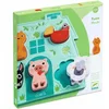 Image de DJECO Wooden Block Puzzle Mouki puzzle 12m+ 1 pcs