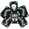 Image de DJECO Bogoss Jeu de Stratégie Phosphorescent Dès 6 ans - Retrouver Les 6 Parties d'Un Squelette, Attention aux Os Cassés ! Contient 44 Cartes & Règles du Jeu - Qualité Durable - Soirées en Famille