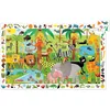 Image de DJECO Puzzle d'Observation Jungle 35 Pièces - Enfants dès 3 Ans - Découverte des Animaux - Améliore les Capacités Visuelles et Cognitives - Développe l'Attention au Détail - Poster Inclus - 61 x 38 cm