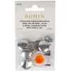 Image de Bohin Boutons à recouvrir Aluminium 18 mm - Lot de 5