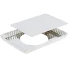 Image de Gobel 125810 Tarte Rectangulaire Fond Mobile Fer Blanc
