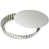 Image de Gobel 126430 Tourtière Rond Cannelé Fond Mobile Fer Blanc