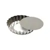 Image de Moule à tartelette fond amovible 12 cm en fer blanc Gobel