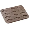 Image de Gobel - Plaque 12 barquettes antiadhérent - biscuits, 32x23,5x0,7cm