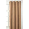 Image de LINDER 0520/50/375FR Rideau Suédine Lourde Cappuccino Oeillets 145 x 260 cm