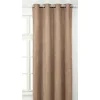 Image de LINDER 0520/24/375FR Rideau Suédine Lourde Beige Oeillets 145 x 260 cm