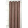 Image de LINDER 0520/26/375FR Rideau Suédine Lourde Taupe Oeillets 145 x 260 cm