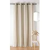 Image de LINDER Baya Rideau, 60Pourcentpolyester 40Pourcentcoton, 145X265, Ecru, Écru