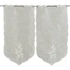 Image de Linder 0169 /11/78061/440 Paire de Vitrages Droits Manon cru Passant 45 x 90 cm, Blanc