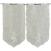 Image de Linder 0169 /11/78061/440 Paire de Vitrages Droits Manon cru Passant 58 x 120 cm, Blanc