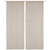 Image de Linder 0189 /29/415/60X160 Vitrage Jour Lin Beige Passe Tringle
