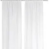Image de Linder Vitrage uni Polyester Ecru 180 x 45 cm