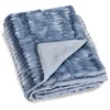 Image de Linder Plaid Doux, Polyester, Bleu, 130x180 cm