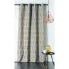 Image de Linder Rideau, 66Pourcentpolyester 32Pourcentcoton 2Pourcentautres Fibres, Orange, 140x260