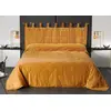 Image de Linder Jeté de lit Firenze Effet Velour Coloris Jaune en 180x240cm