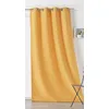 Image de LINDER rideau OUTDOOR déperlant - tissé et teint en France - Finition oeillets canon de fusil antioxydant - Coloris Jaune Moutarde - Dimensions 135x240cm - 100% Polyester - collection TOILE EXTÉRIEURE