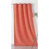 Image de LINDER Rideau Outdoor déperlant - tissé et Teint en France - Finition Oeillets Canon de Fusil antioxydant - Coloris Terracotta - Dimensions 135x240cm - 100% Polyester - Collection Toile EXTÉRIEURE