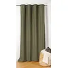 Image de LINDER Rideau Isolant Thermique et obscurcissant Inuit Vert Olive Finition oeillets Canon de fusil140x260cm