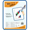 Image de BIC Velleda Tableau Effaçable à Sec Double Face (44x55 cm) - Bleu, Pack de 1