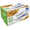 Image de BIC Velleda 1751 ECOlutions Feutres pour Tableau Blanc Effaçables à Sec à Pointe Moyenne Biseautée - Vert, Boîte de 12