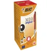 Image de BIC M10 Original Stylos-Bille Rétractables Pointe Moyenne (1,0 mm) - Rouge, Boîte de 50