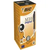Image de BIC M10 Original Stylos-Bille Rétractables Pointe Moyenne (1,0 mm) - Encre De Couleur Noire, Boîte de 50