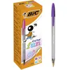 Image de BIC Cristal Fun Stylos-Bille Pointe Large (1,6 mm) - Écriture Large et Intense - Couleurs Assorties, Boîte de 20