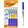 Image de BIC Velleda 1741 Feutres pour Tableau Blanc Effaçables à Sec, Pointe Conique Moyenne - Bleu, Blister Format Spécial de 5 (Lot de 2)