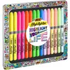 Image de BIC Highlighter Grip Surligneurs - Couleurs Assorties Intenses et Pastel, Boîte Cadeau en Métal de 15