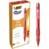 Image de BIC Gel-ocity - Stylos Gel Rétractables et Rechargeables - Pointe Moyenne (0,7 mm) - Rouge, Boîte de 12