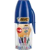 Image de BIC Cristal Original Stylos-Bille Pointe Moyenne (1,0 mm) - Parfait pour l'Ecole et au Bureau - Couleurs Assorties, Pot de 20 stylos