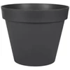 Image de EDA Pot TOSCANE Gris anthracite Ø 48 cm Dim. Ø 47,5 x 39 cm Volume 43 L Garantie 7 ans France métropolitaine