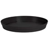 Image de EDA Soucoupe ronde TOSCANE Ø 34,5 cm pour pot TOSCANE Ø 48 cm - Gris anthracite