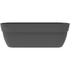 Image de EDA Jardiniere Basse Osaka 38 L - avec Barre Métallique de Renfort - 77,3 x 30,7 x H.25,9 cm - Gris Anthracite