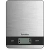 Image de TERRAILLON - SLIM STEEL - Balance de cuisine électronique, Grand écran LCD, Plateau Slim 18.4 x 14.4 cm, Capacité 5 kg, Graduation 1 g,Tare - Convesion liquides, Arrêt automatique, Inox