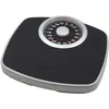 Image de TERRAILLON - NEO T - Pèse personne mécanique, Large plateau métal avec revêtement anti-dérapant, Grand cadran haute lisibilité, Balance robuste, Capacité 180 kg, Graduation 1 kg, Noir et Argent