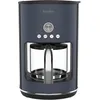 Image de Terraillon- NEW MOON- Cafetière filtre Electrique, Programmable, Verseuse verre,1080W, Capacité 1,25L, Maintien au chaud, Fonction anti-goutte, Filtre amovible, Corps en Inox peint, Bleu