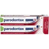 Image de PARODONTAX - Dentifrice Protection Fluor - Aide à Améliorer la Santé des Gencives, à Conserver une Haleine Fraiche & à Lutter Contre les Caries - Agit Contre la Plaque Dentaire - 2 x 75 ml