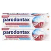 Image de PARODONTAX Dentifrice Gencives + Réparation Active, Répare les Gencives qui Saignent, Gonflées, Inflammées, Cliniquement Prouvé Dès 1 Semaine d'Utilisation, Menthe Fraîche- Lot de 2 x75ml