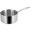 Image de Sitram RAPSODY 710781 Casserole Inox Triply 3 Couches Ø20 cm 2,8 L   Acier Inoxydable 18/8 Sans Revêtement ni PFAS   Tous Feux dont Induction   Compatible Four et Lave-Vaisselle