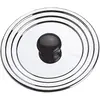 Image de Sitram 711335 Couvercle universel en Acier Inoxydable pour casseroles diamètres D16/18/20 cm, Argent