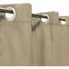 Image de Atout Ciel Rideau suédine Thermique doublé Polaire 140x240cm prêt a Poser, Taupe