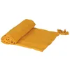Image de Atout Ciel Jeté de lit ou de canapé, 130x180cm, 70% Coton recyclé 30% Polyester, Ocre