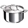 Image de Bekaline 12061244 Chef Faitout + Couvercle en acier inoxydable 24 cm, Argenté