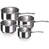 Image de Beka Chef - Lot de 4 Casseroles Inox 18/10 - 14/16/18/20 cm - Tous Feux Compatible Induction - Acier Inoxydable